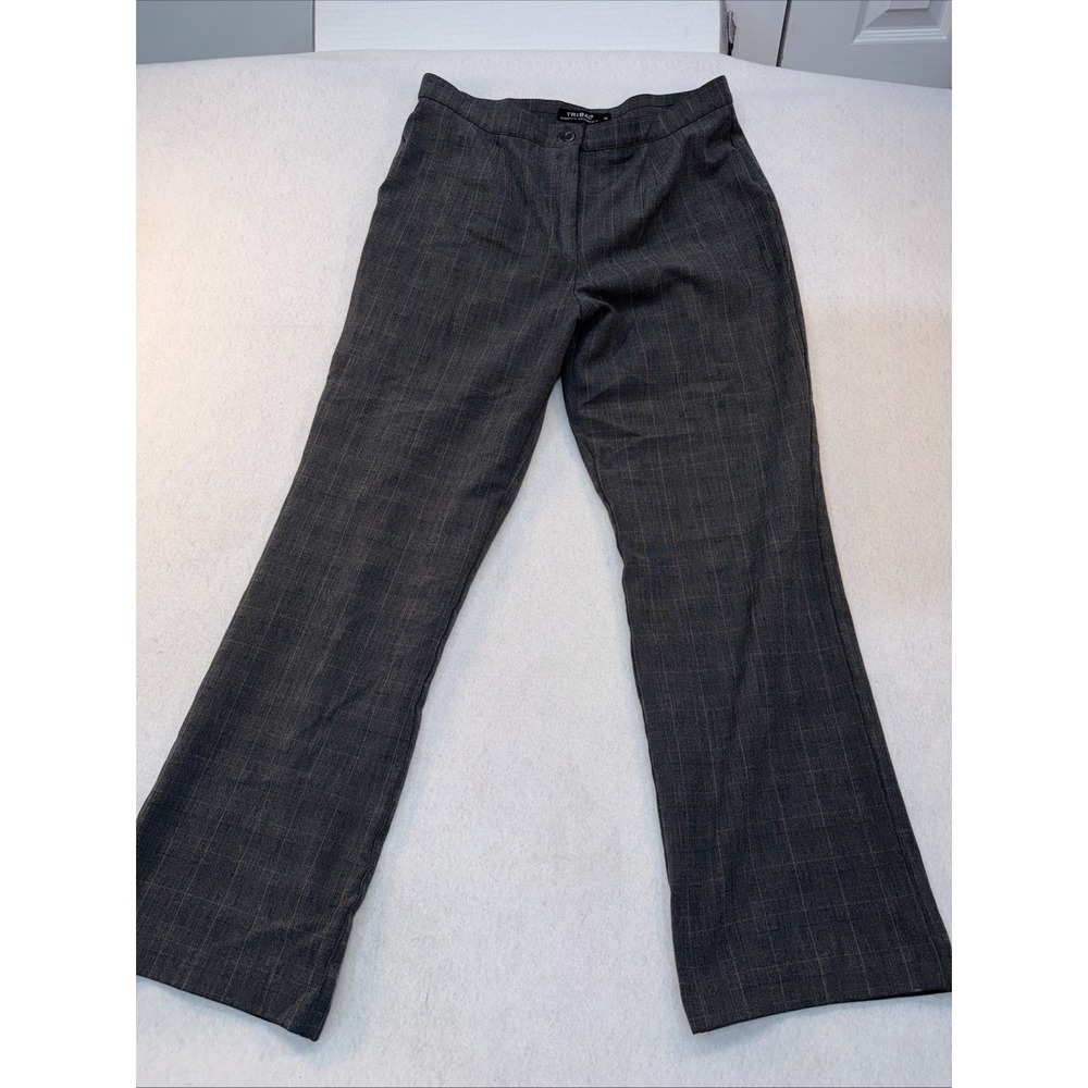 Gray Tribal Women's Casual Business Pants Size 12